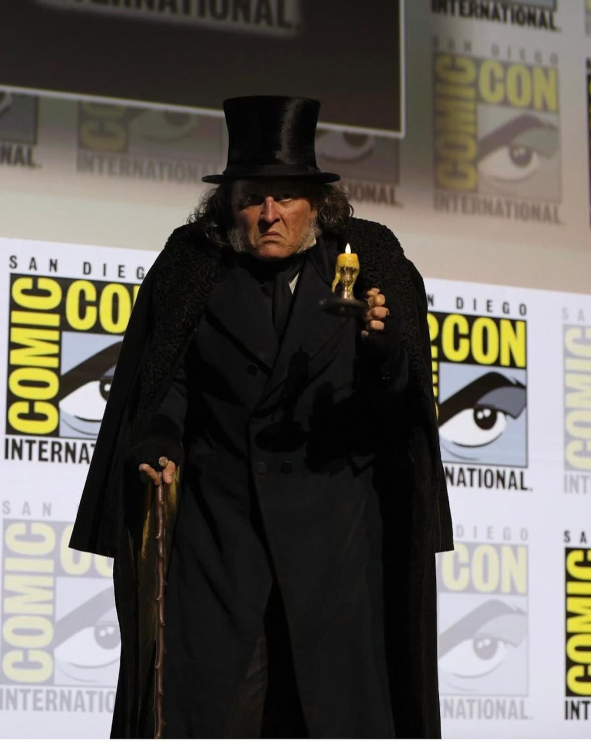 Johnny Depp hizo su aparición en la Comic Con como “Scrooge” y se llevó la tarde. Foto: Cortesía