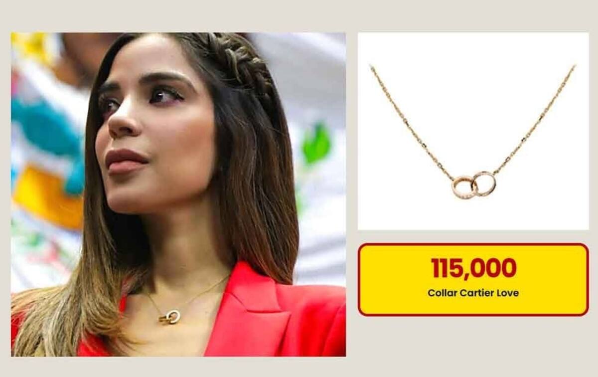 Collar Cartier Love con un precio de 115 mil pesos. Foto: Especial (Jorge García Orozco vía Reforma)
