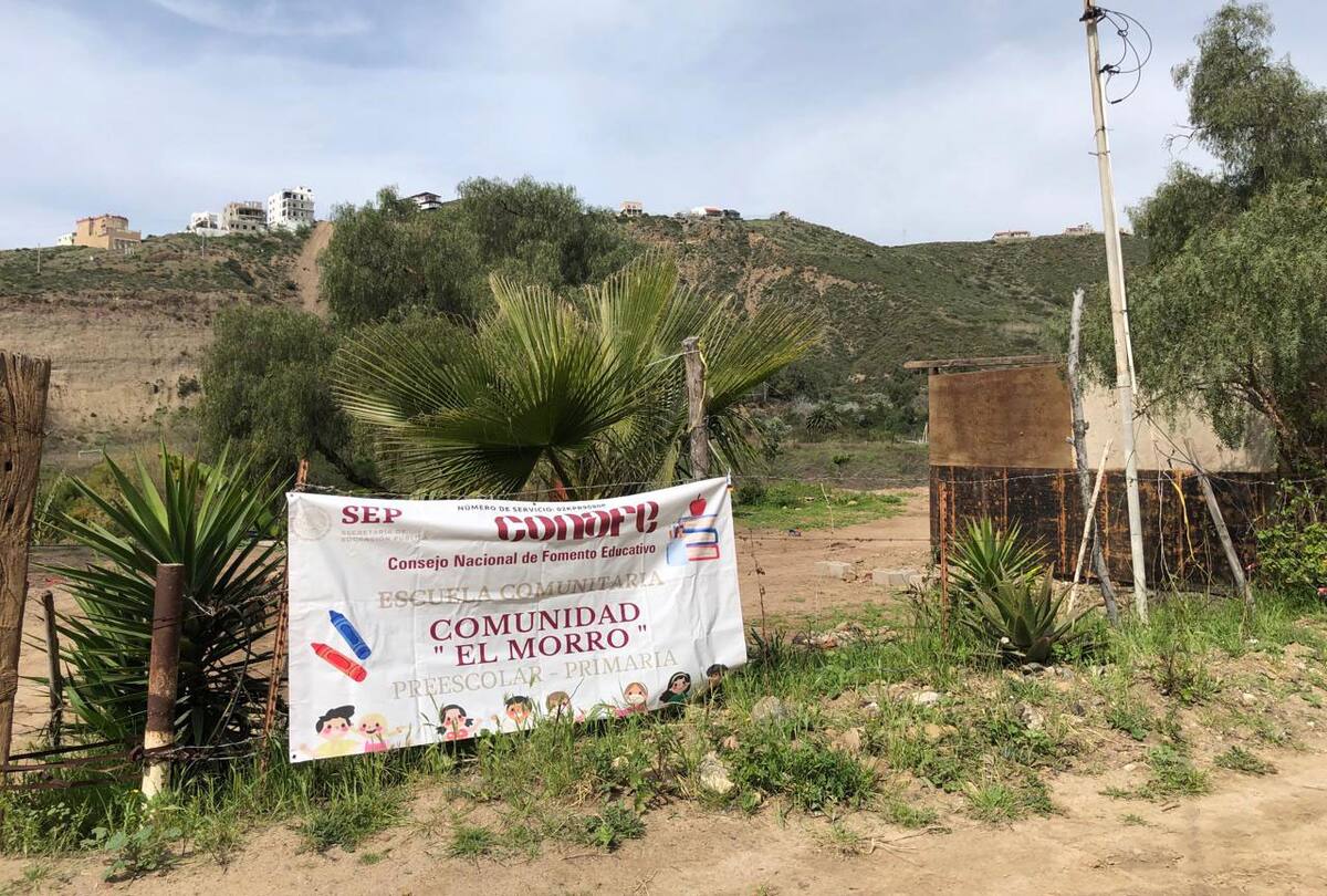 Esperan poder construir una escuela digna en la comunidad El Morro.