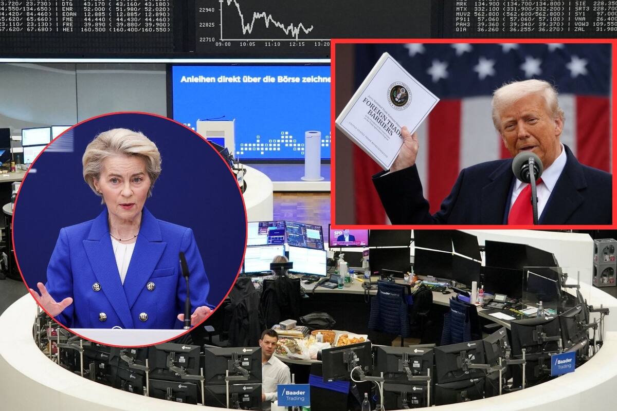 Las bolsas europeas se desploman tras nuevos aranceles de Trump; la UE amenaza con responder