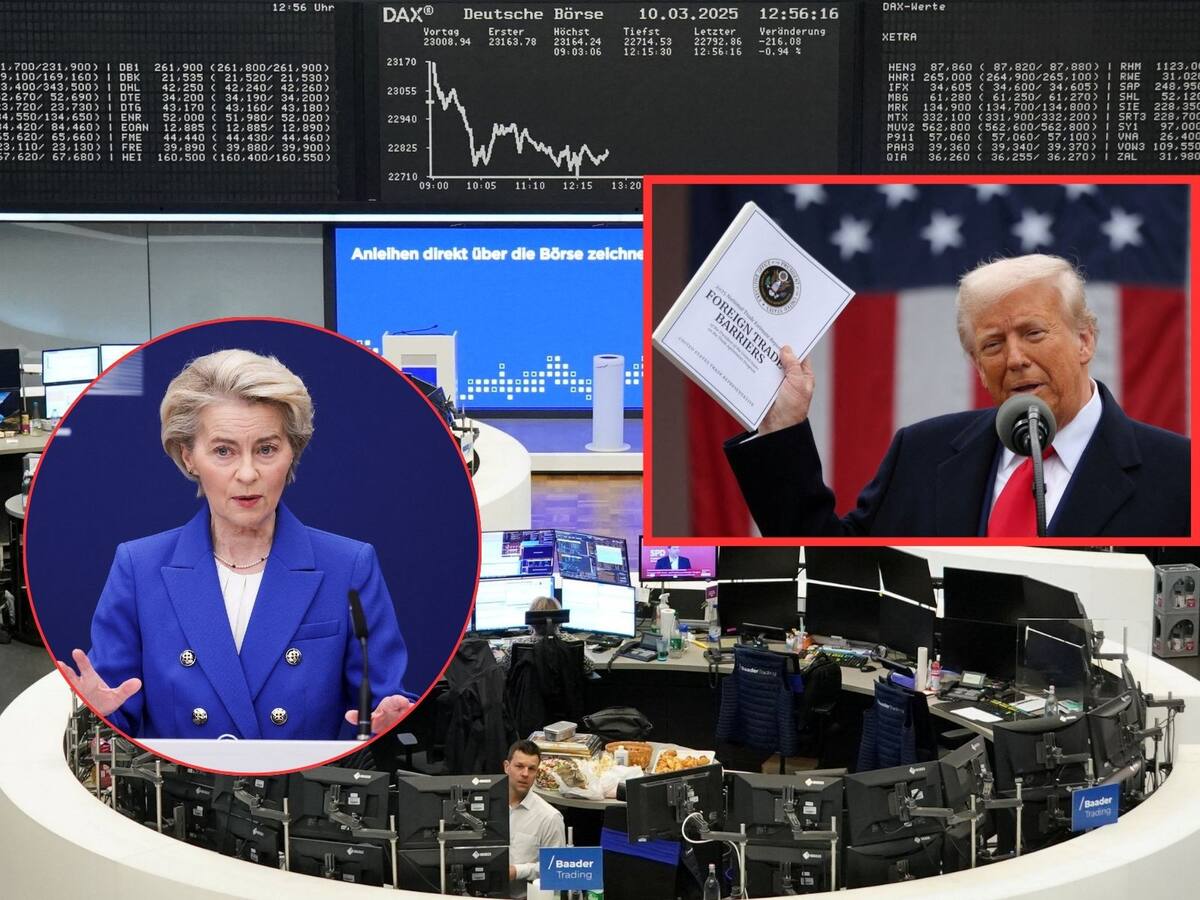 Las bolsas europeas se desploman tras nuevos aranceles de Trump; la UE amenaza con responder. | Crédito: REUTERS