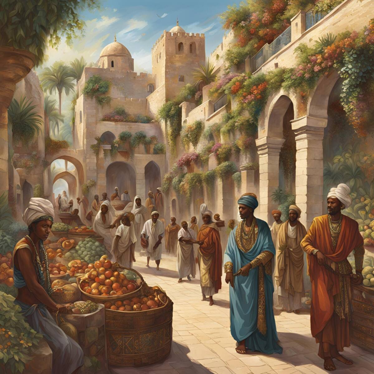 Moros/árabes. Imagen creada con IA para ilustrar.