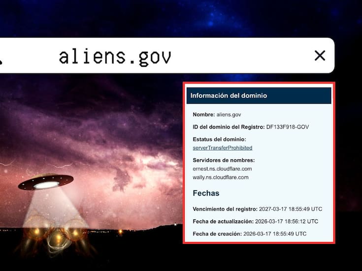 Gobierno de Estados Unidos registra el sitio web “aliens.gov” y aviva expectativas sobre liberación de archivos UFO y UAP