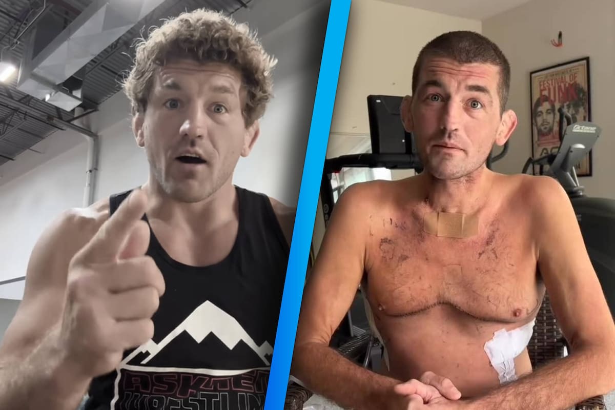 Ben Askren reaparece tras un trasplante doble de pulmón: así luce el expeleador de UFC