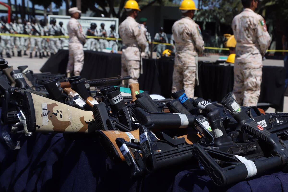 Sedena realiza en Tijuana destrucción de armas confiscadas