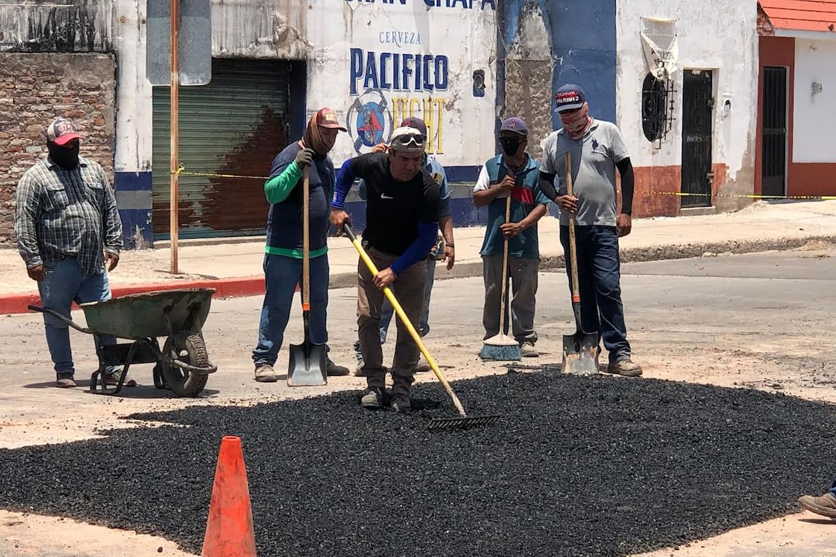 Realizan reparaciones en seis cruceros afectados por altas temperaturas en Ciudad Obregón