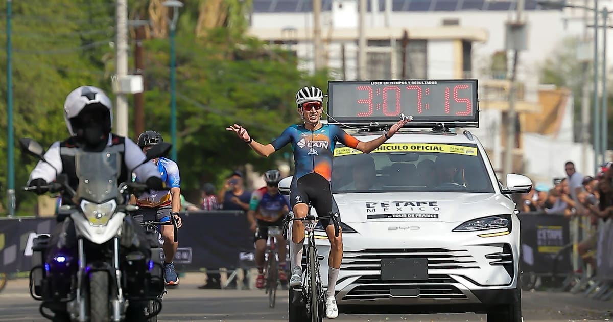 El sinaloense Enrique Esquerra de 23 años conquistó los 120 kilómetros de L’Étape Hermosillo Tour de France