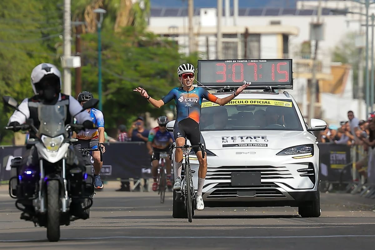 El sinaloense Enrique Esquerra de 23 años conquistó los 120 kilómetros de L’Étape Hermosillo Tour de France