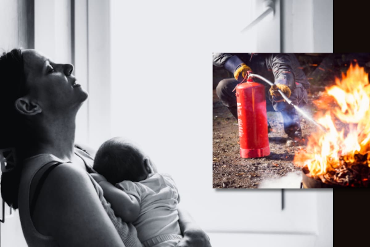 Hombre murió tras prenderse fuego y arrojar líquido inflamable sobre su pareja y su bebé de 3 meses