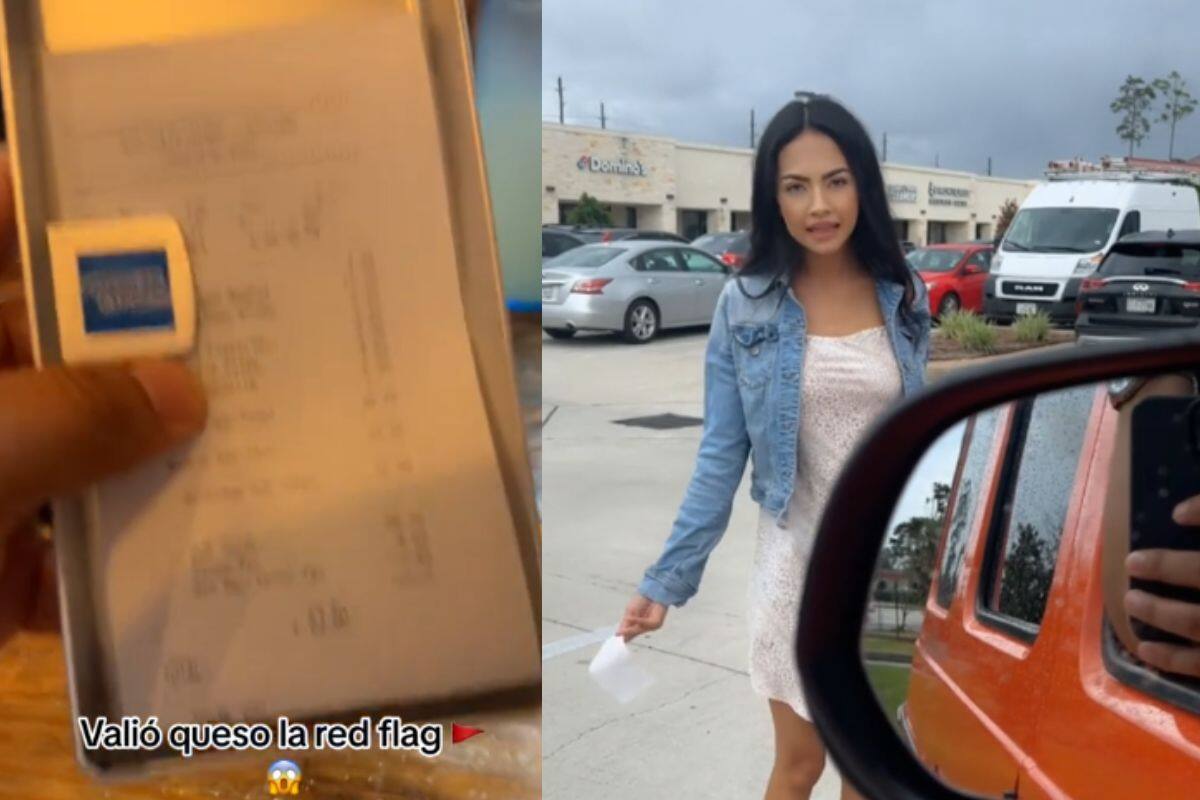 Mujer dice que el 50-50 es una “red flag”; la hacen pagar toda la cuenta del restaurante