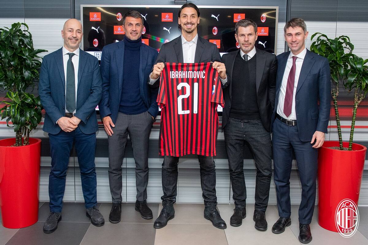 Así presentaron a Zlatan Ibrahimovic en el Milán