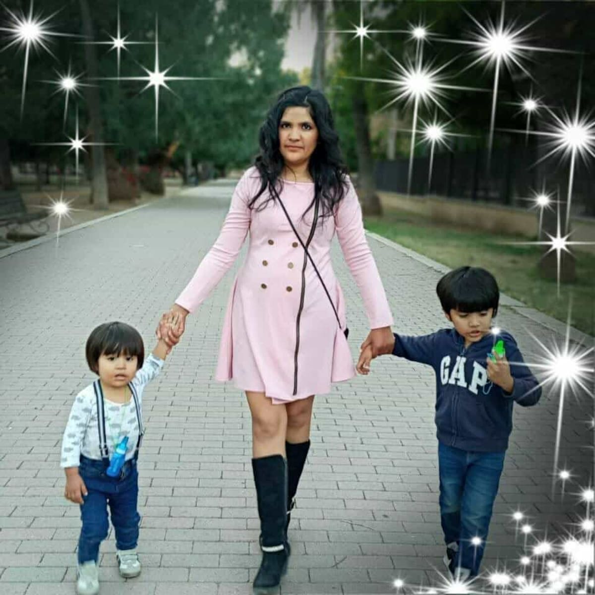 Karla y sus dos hijos murieron en el incendio de Waldo's. Foto: Especial/redes sociales