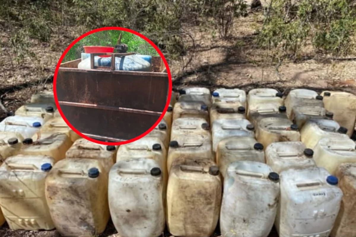 Hallazgo tóxico en Sinaloa: aseguran más de 4,000 litros de químicos para drogas sintéticas en zonas rurales