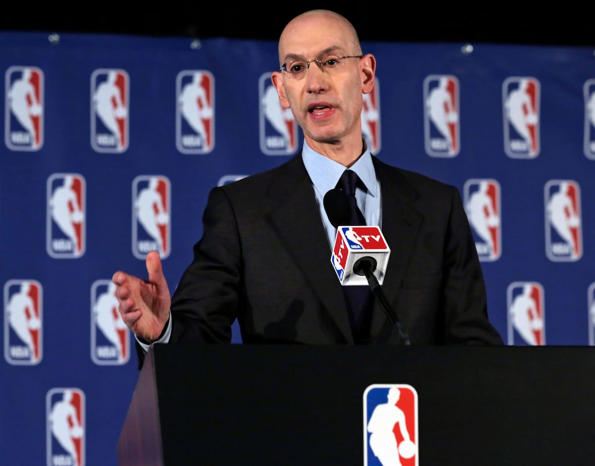 Adam Silver, Comisionado de la NBA. (AP Photo/Richard Drew)