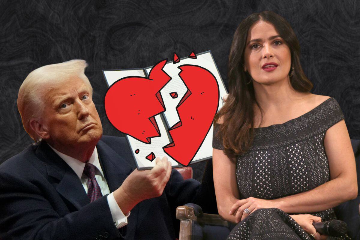La vez que Donald Trump fue rechazado por Salma Hayek