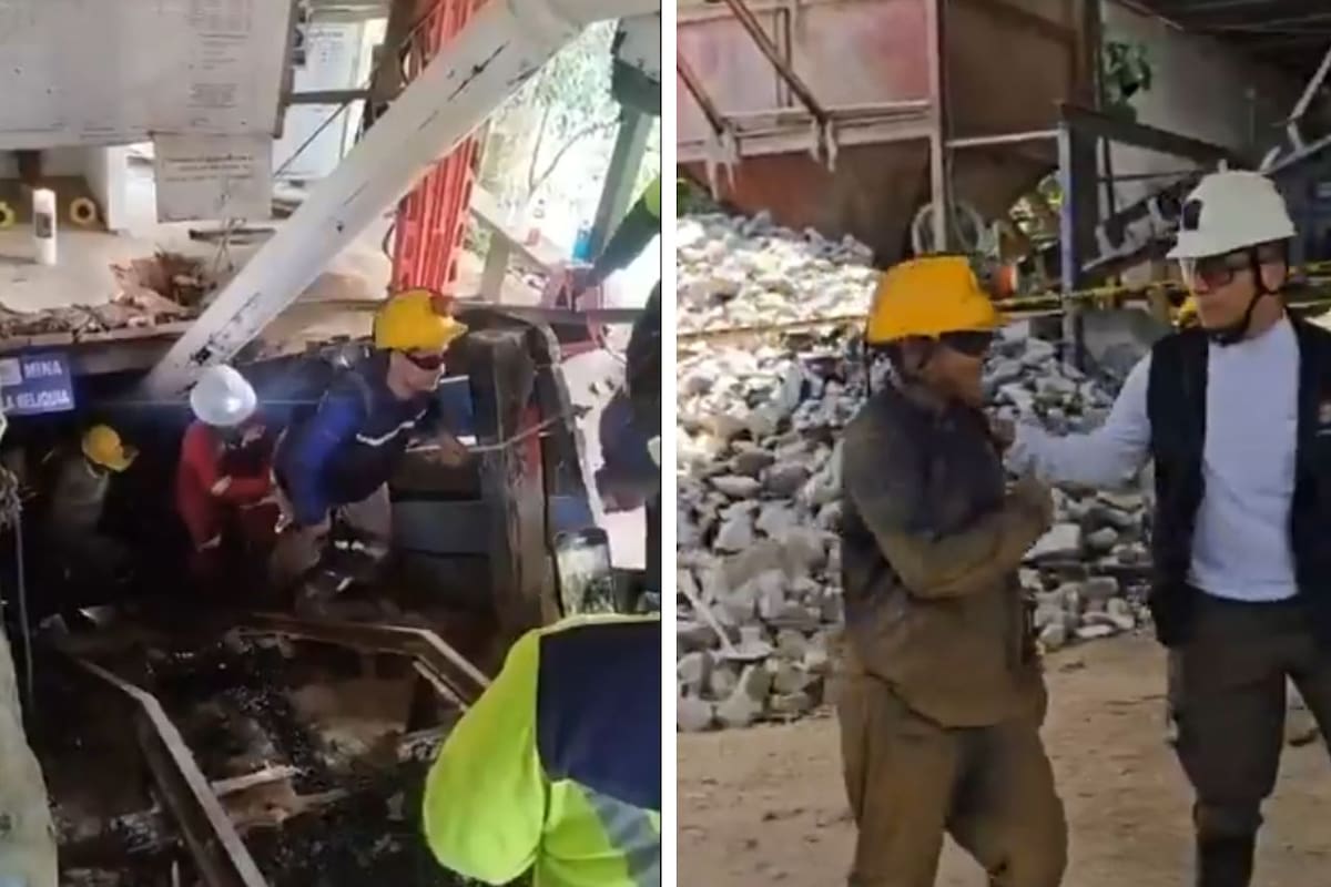 Rescate exitoso en Antioquia: Salen con vida los 23 mineros atrapados en la mina La Reliquia