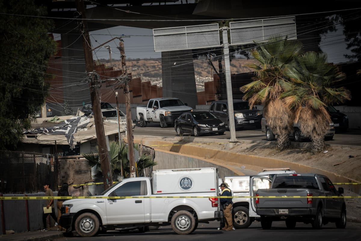 La víctima presentaba huellas de violencia y no tenía signos vitales. Foto: Border Zoom