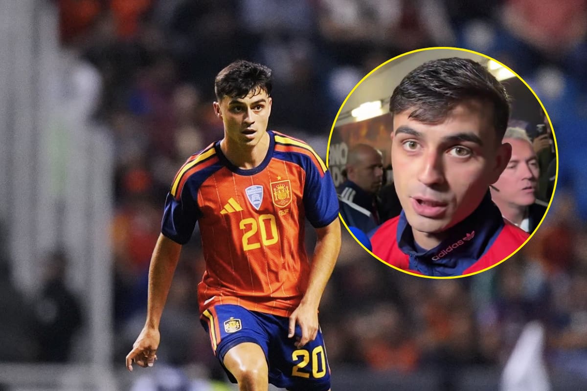 ¿Cómo reaccionó Pedri luego de ser ovacionado en el Estadio Cuauhtémoc por la afición mexicana?