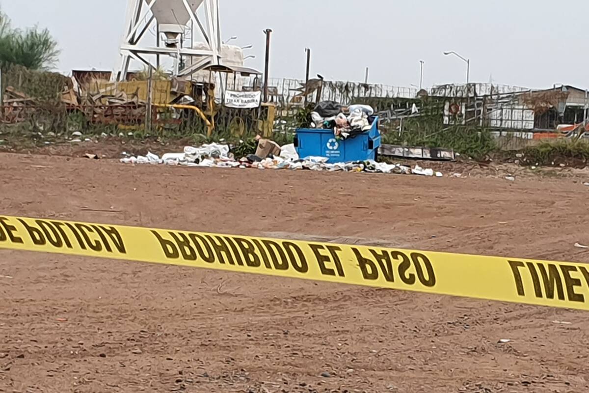 Obregón: Encuentran a recién nacido sin vida en contenedor de basura