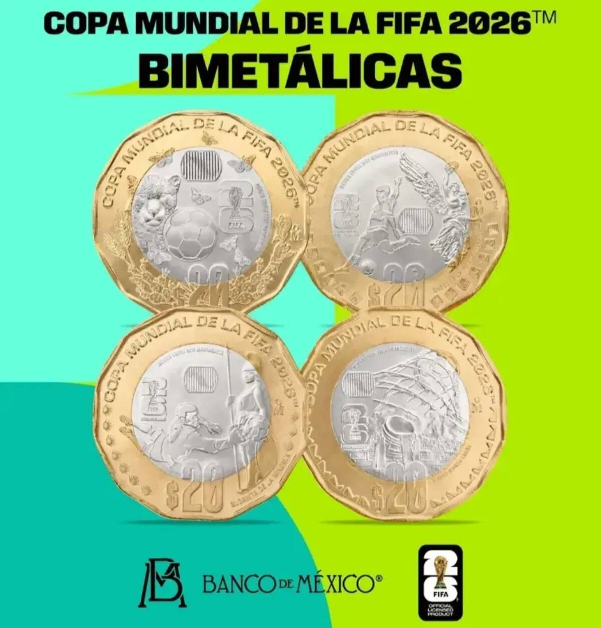 Las monedas conmemorativas del Mundial 2026 se ofrecen con un descuento del 5%. | Foto: Mercado Libre