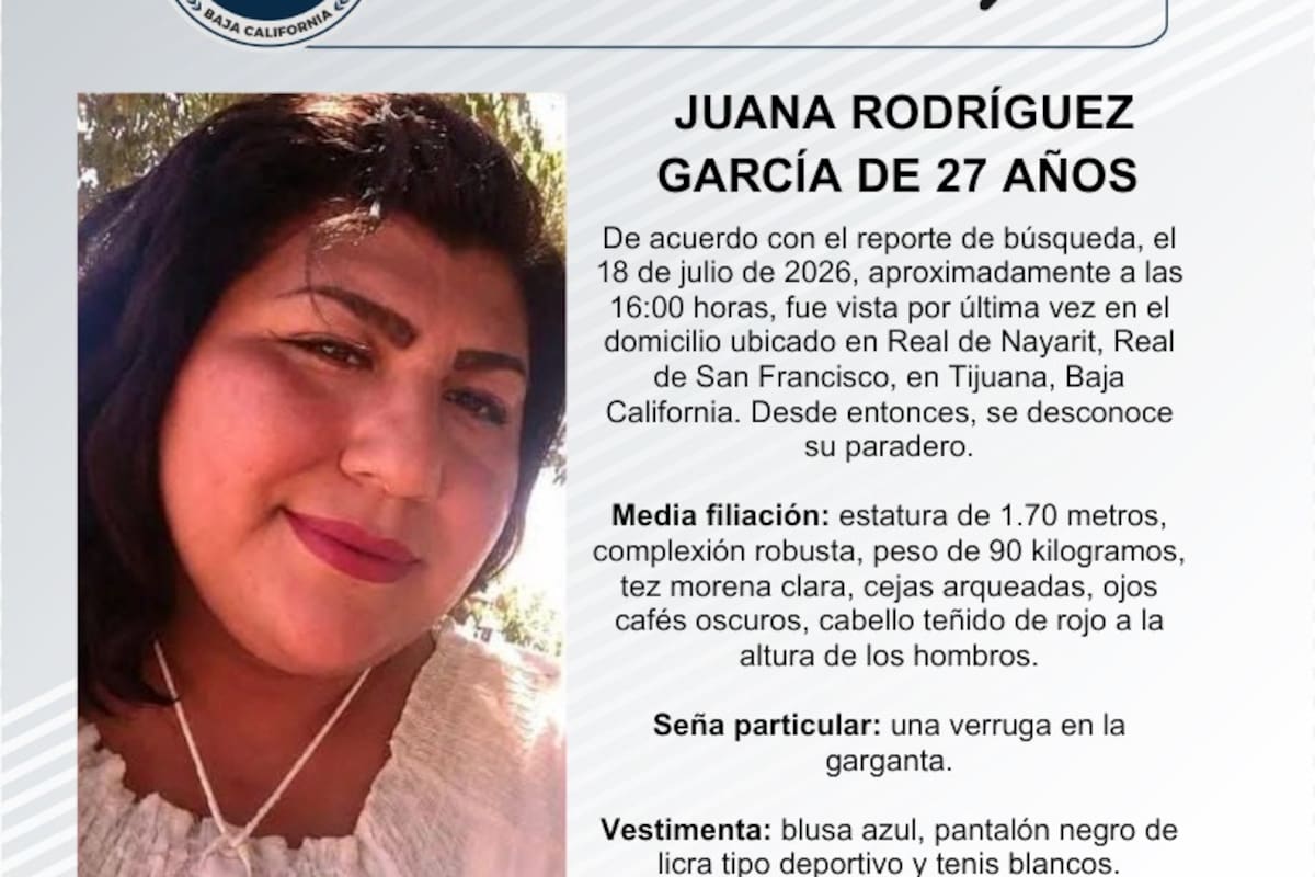 Juana Rodríguez García de 27 años de edad