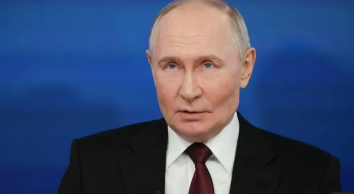 Vladimir Putin en conferencia. / REUTERS.
