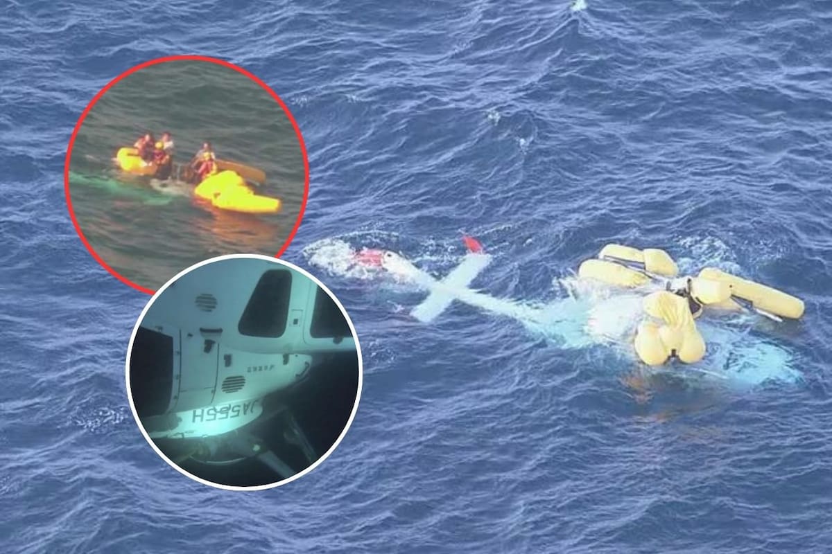 Hallan ambulancia aérea accidentada en Japón: Tres fallecidos y tres supervivientes