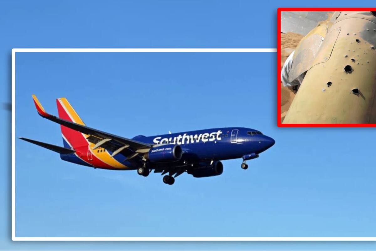 Avión a punto de despegar es baleado en EU