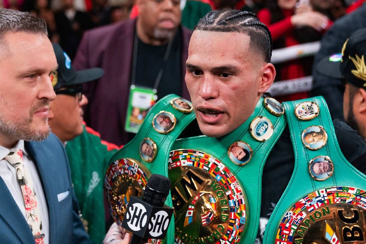 David Benavidez tiene en la mira a un campeón mundial para enero, pero no será 'Canelo'