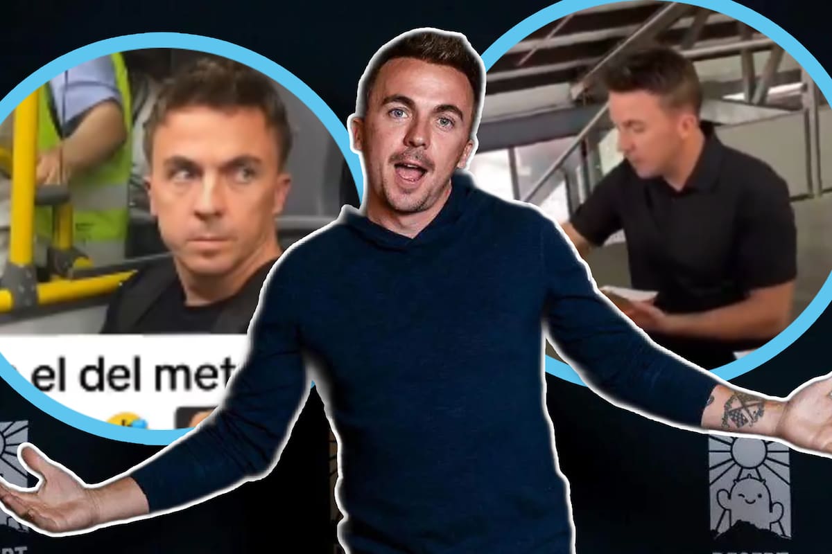 Frankie Muniz fue sorprendido usando el metro y comiendo tacos en Monterrey previo a la Comic-Con