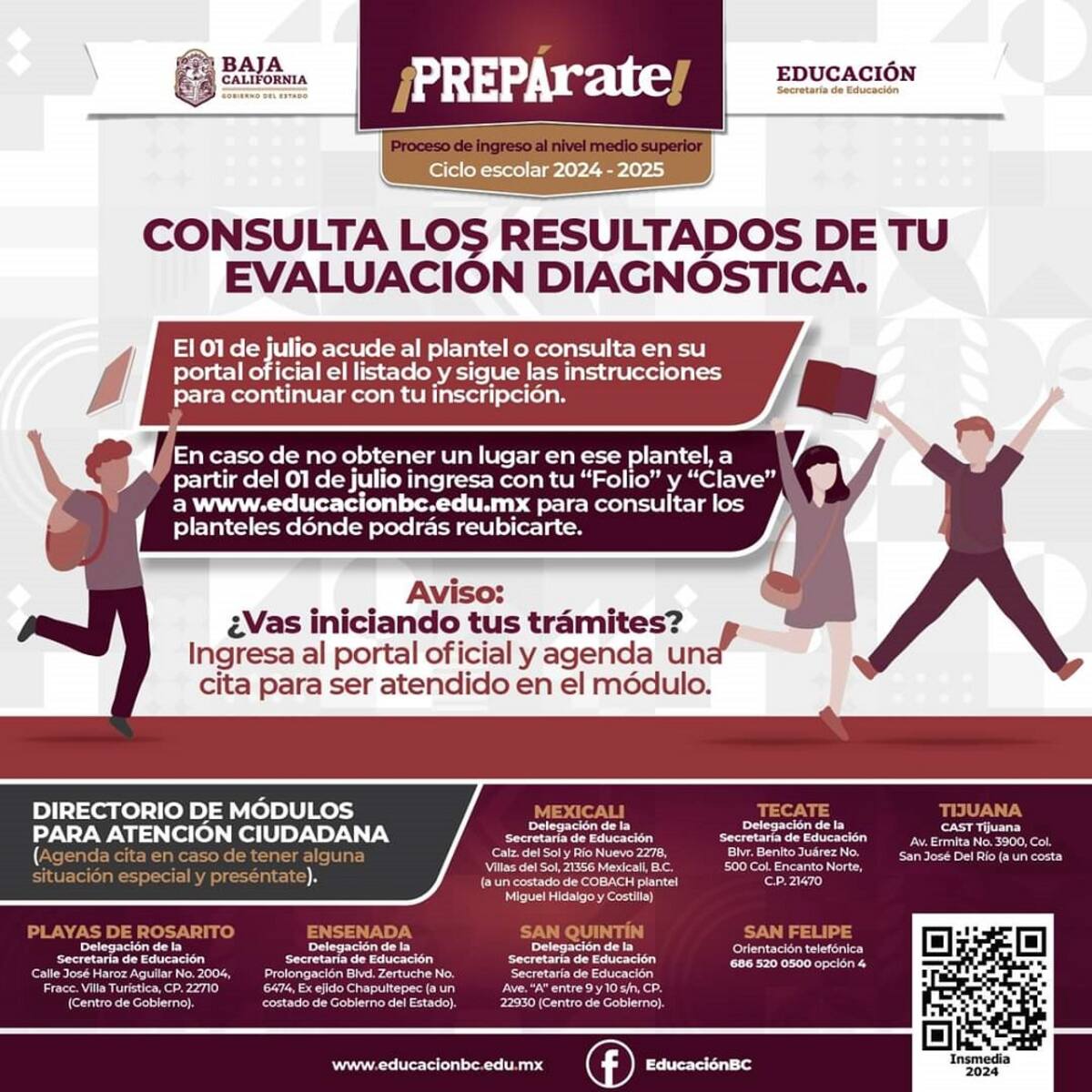 Publican los resultados para las "Prepas".