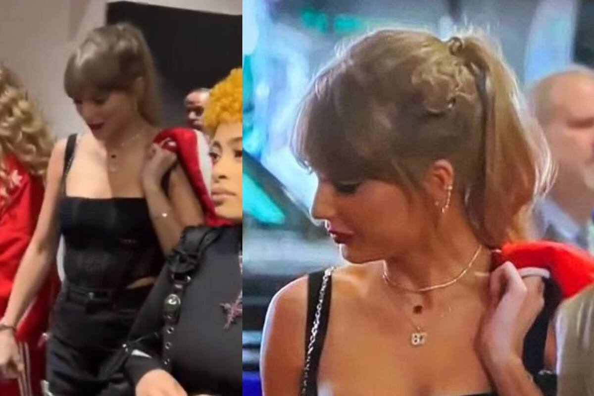 Super Bowl: ¡Taylor Swift llega al Allegiant Stadium para apoyar a Travis Kelce!