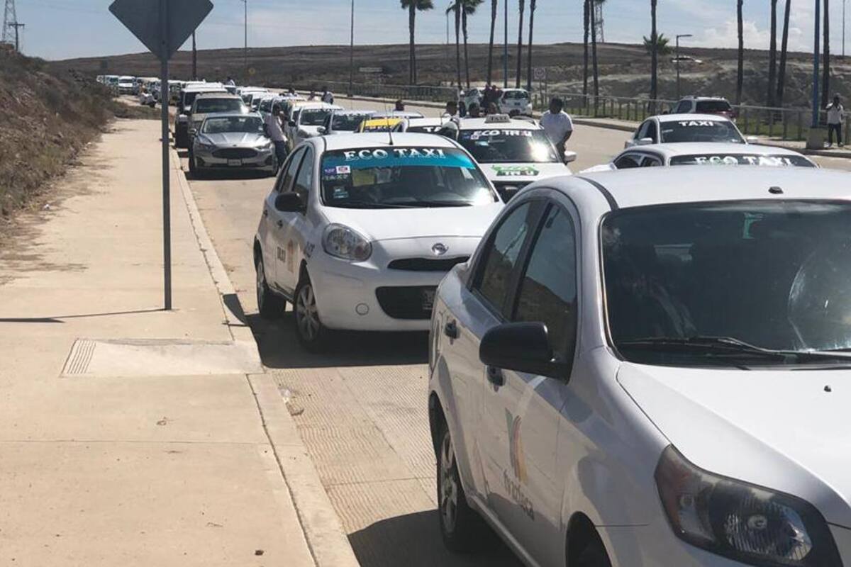 Taxis esperan la llegada de miles de visitantes al Rosarito Beach Fest