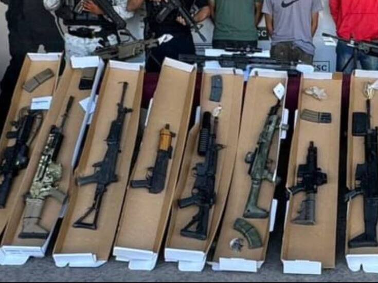 Sedena asegura 697 armas de fuego en BC este 2025