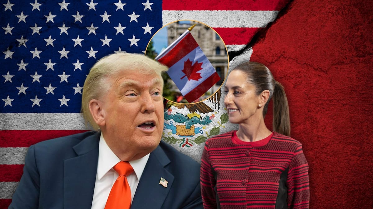 Claudia Sheinbaum se reunirá una hora con Trump en el G7. Foto: Especial (Presidencia de México/AP/Canva)