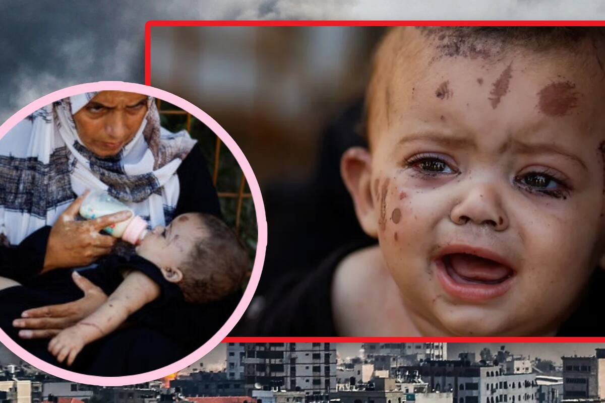 Bebé de 3 meses fue “sacada de los escombros”: es la única sobreviviente a bombardeo que mató a su familia en Gaza