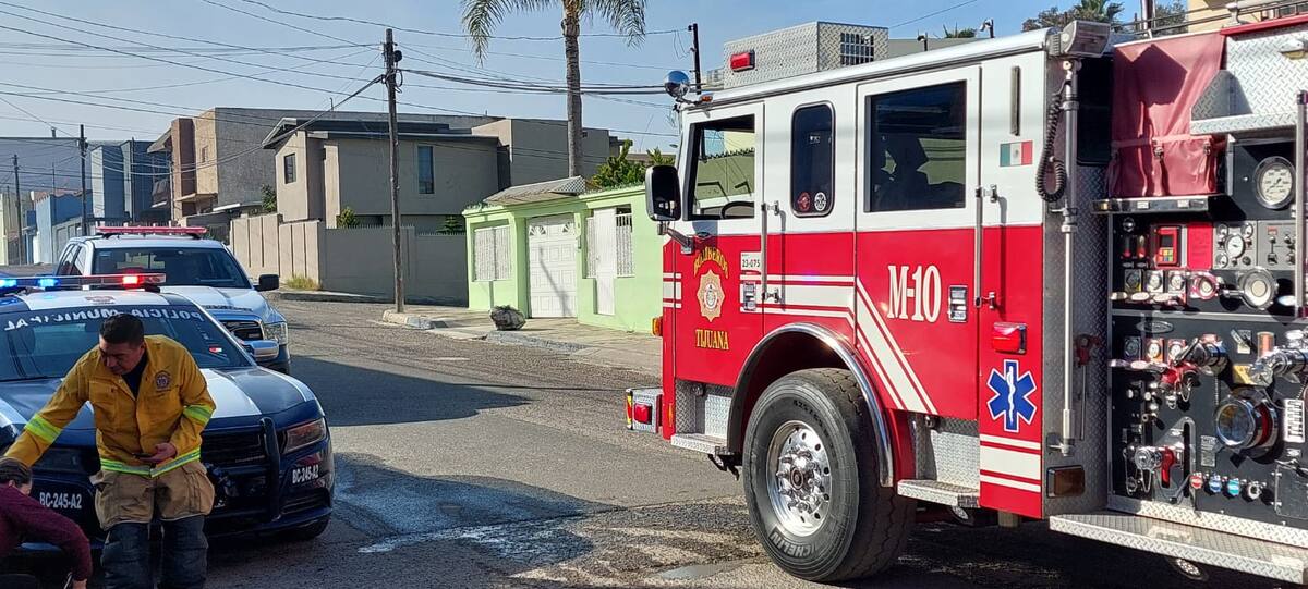 El incendio tuvo lugar entre las calles Paseo Pedregal y Cueva.