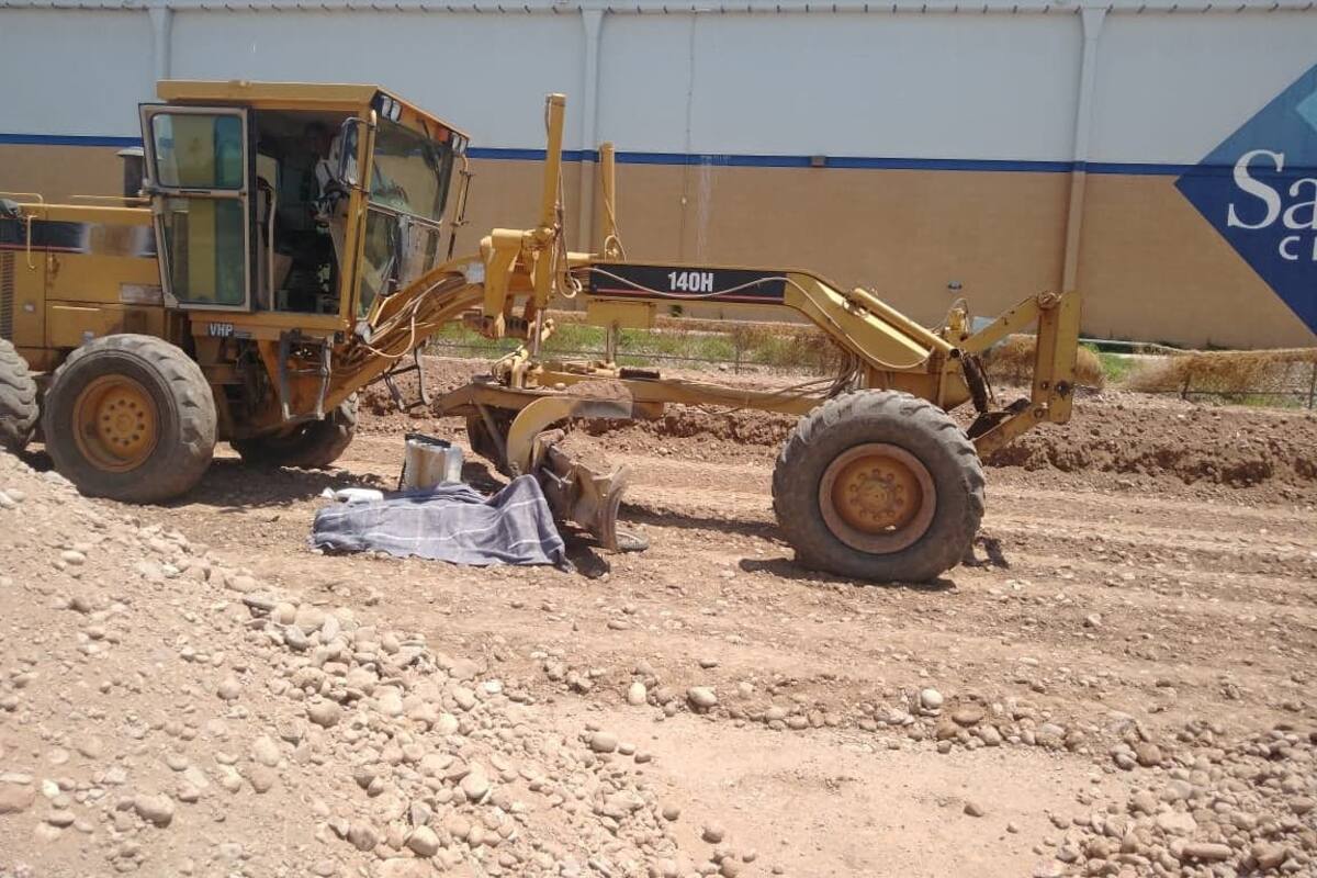 Identifican a víctima arrollada por motoconformadora en Navojoa