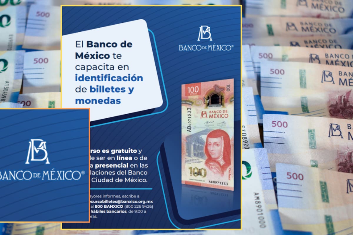 El Banco de México te capacita para identificar billetes y monedas con este curso gratuito