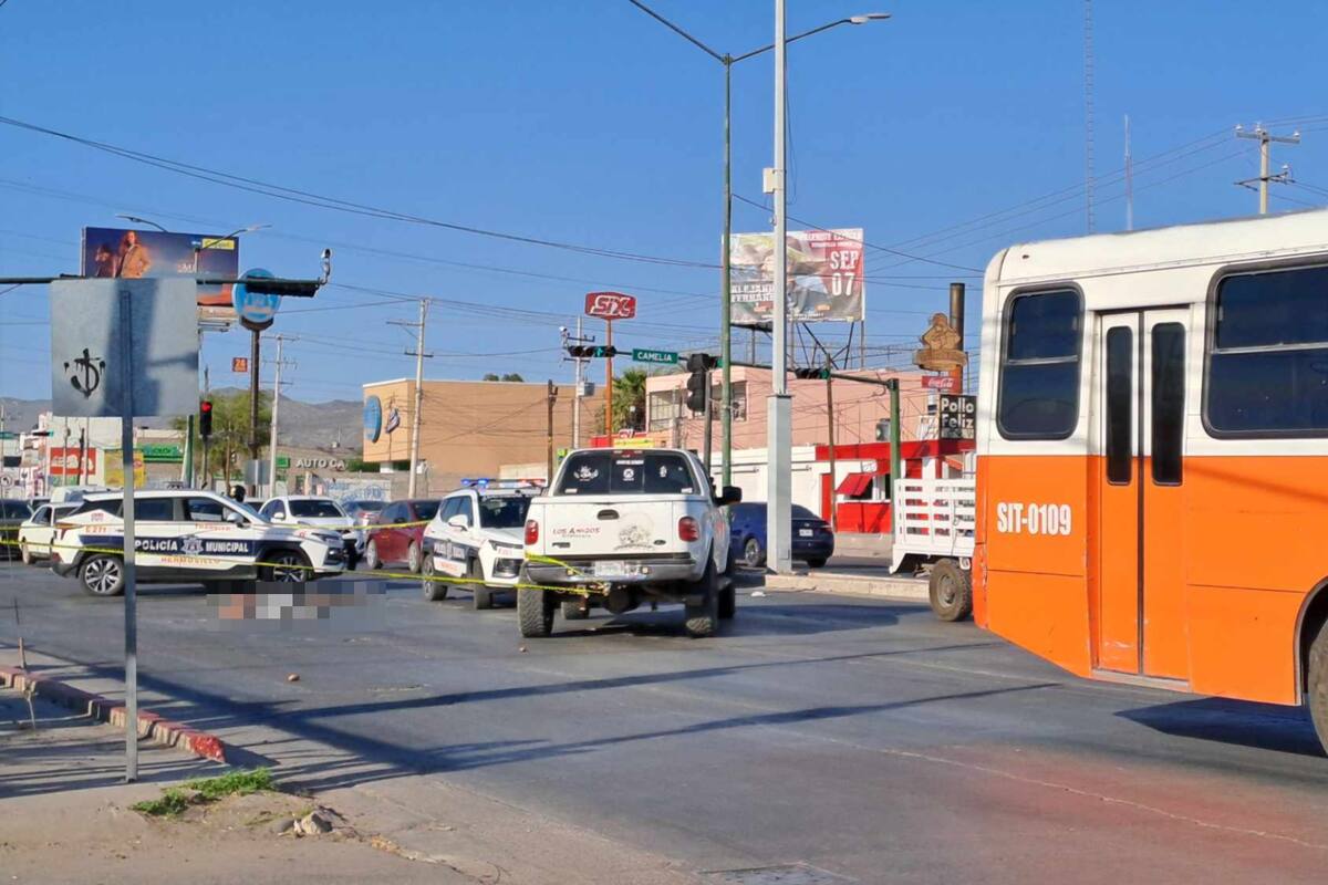 Videocámara de transporte urbano aclara cómo fue el atropellamiento en el que un ciclista perdió la vida al norte de Hermosillo