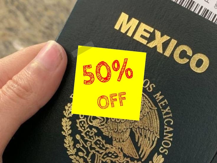 Pasaporte mexicano: Estas personas podrán obtener el 50% de descuento en 2026