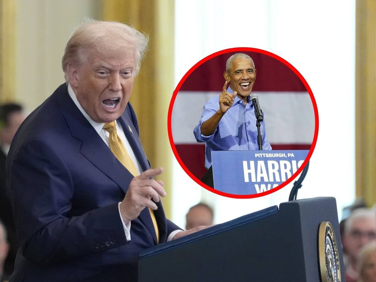 Trump acusa a Obama de “traición” y pide al Departamento de Justicia que lo procese. | Crédito: AP