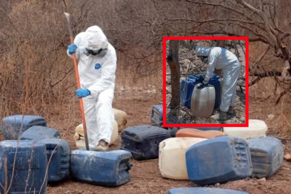 Localizan cinco centros de almacenamiento de sustancias químicas en Culiacán y Cosalá