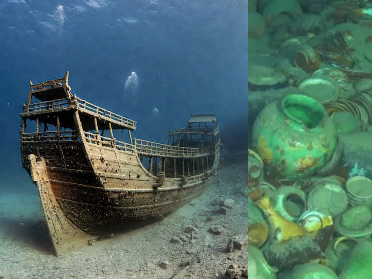 Hallan dos barcos de la dinastía Ming a 1,500 metros de profundidad en el mar de China Meridional