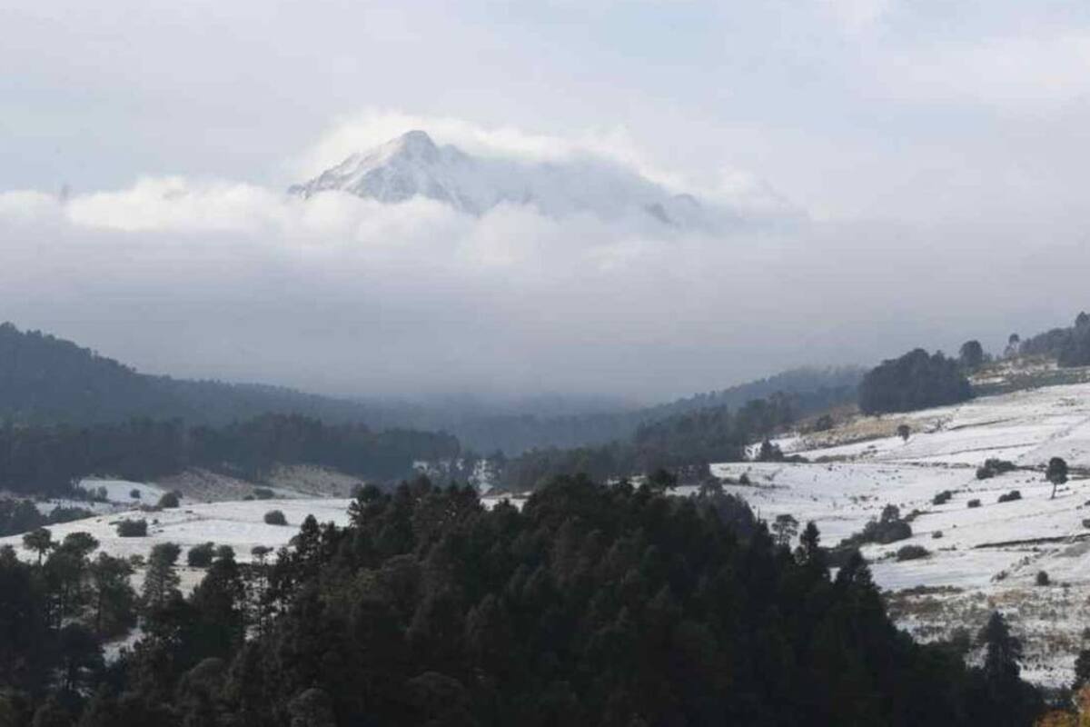 Cierran entrada a Nevado de Toluca tras bajas temperaturas registradas durante madrugada