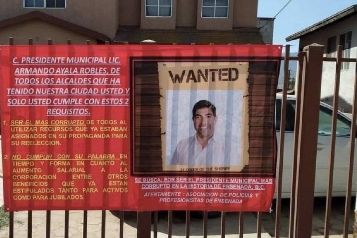 Policías de Ensenada rechazan reelección de Armando Ayala