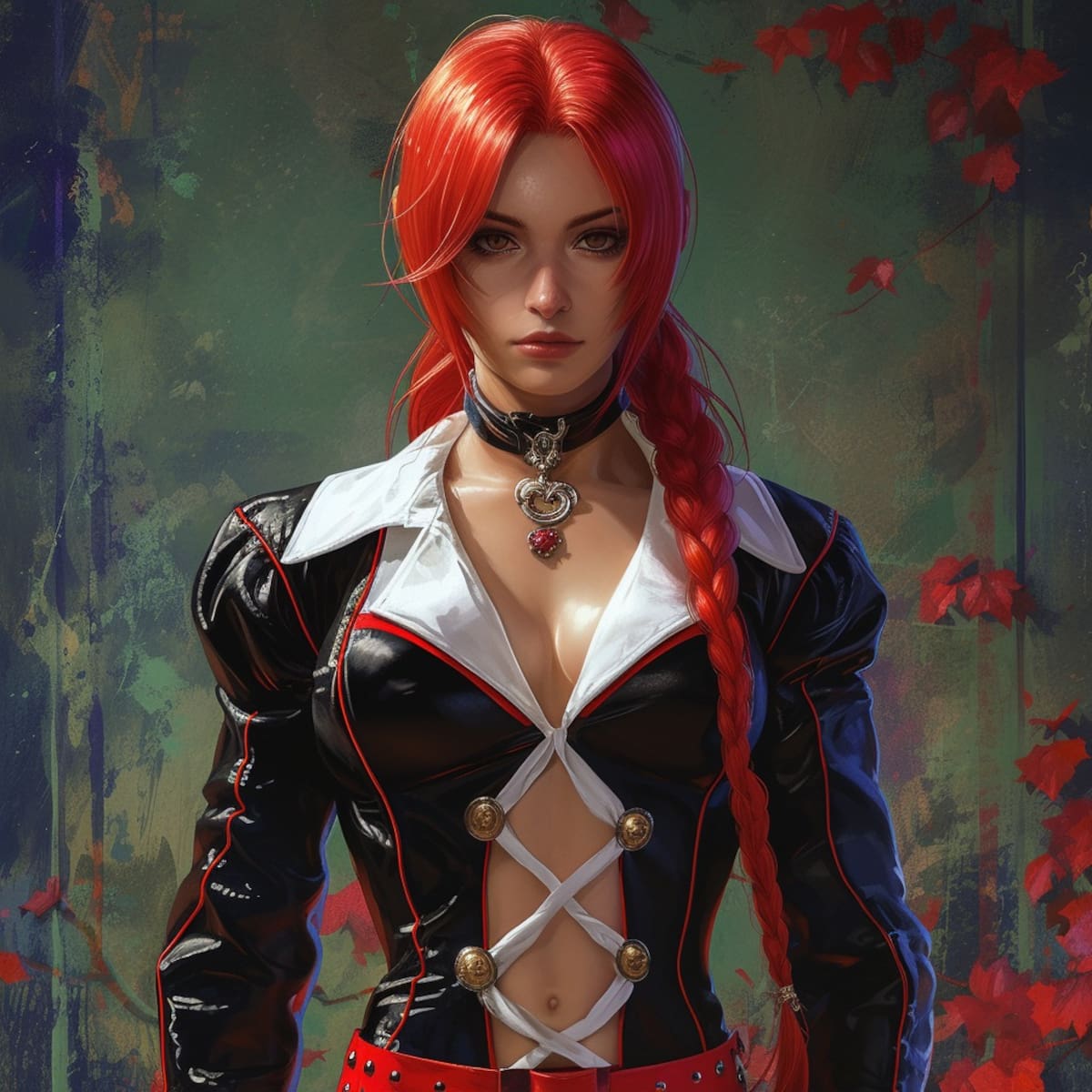 Iori Yagami, el instinto desenfrenado, se reinventa como una mujer gracias a la inteligencia artificial.