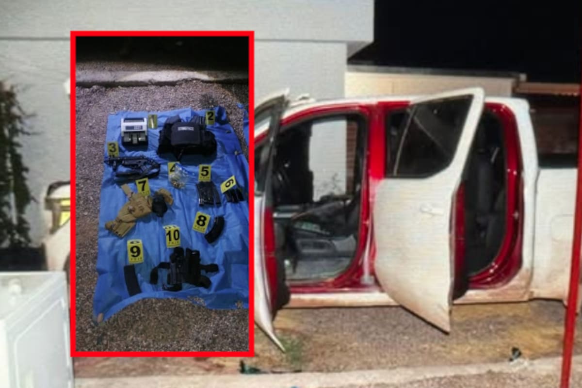 Aseguran armas, narcóticos y vehículos en Altar