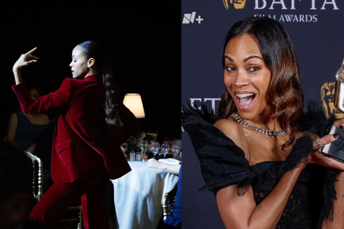 Zoe Saldaña recibe su primer BAFTA por “Emilia Pérez”