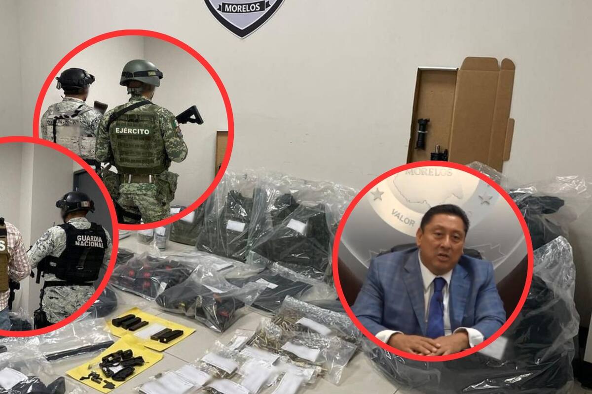 Decomisan armas, drogas y equipo táctico en Morelos, presuntamente pertenecen al Cartel de Sinaloa
